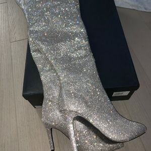 Poster Girl Publicity Stunt Thigh High Boots 7